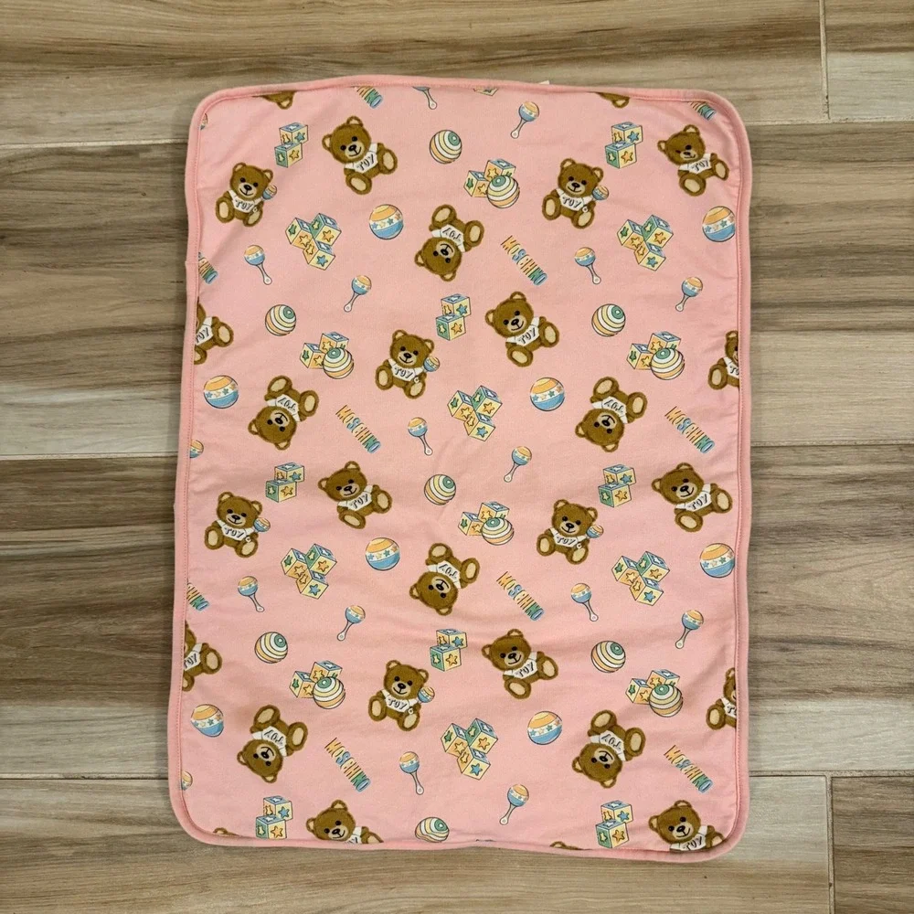 Moschino Baby Pink Toy Bear Changing Mat Diaper Pad MSX03D LCB34 Portugal